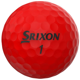 Srixon Soft Feel Brite Red ball delivers soft feel for better control on every shot