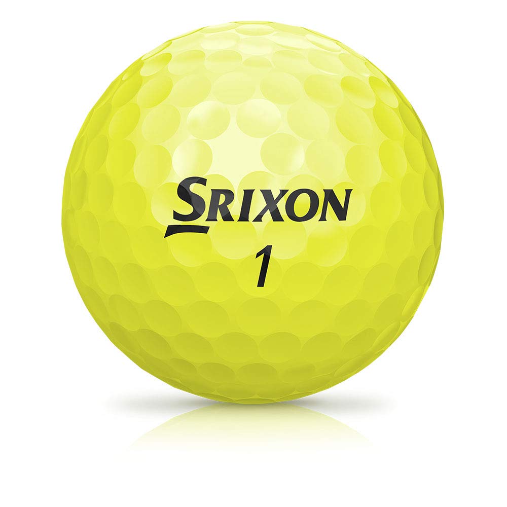 Srixon Soft Feel yellow ball on green demonstrates steady flight and confidence.