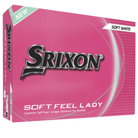 Srixon Soft Feel Lady ball core closeup shows soft feel and easy launch.