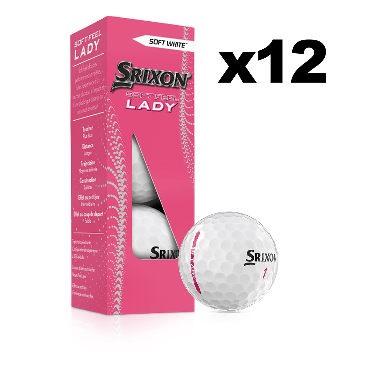 Srixon Soft Feel Lady ball near greens showing greenside spin control.