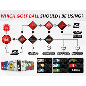 Srixon Soft Feel Lady ball held in hand, ready for play.