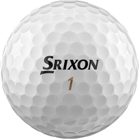 Srixon Z-Star Diamond 2 fastlayer DG core close-up highlighting boosted distance