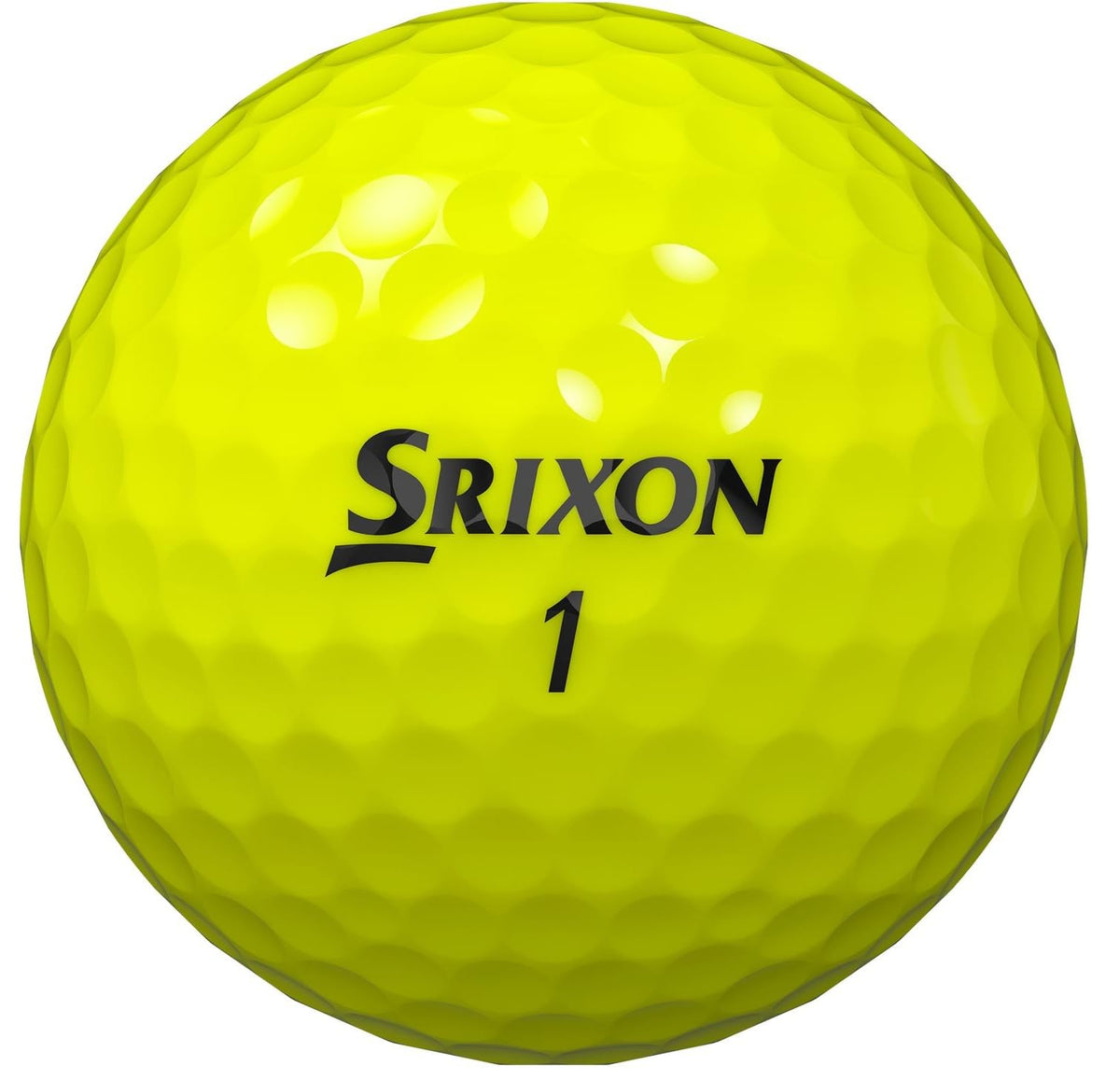 Srixon Z-Star Tour Yellow 3-piece construction demonstrates tour-level performance from tee to green