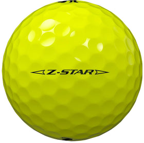 Srixon Z-Star Tour Yellow Spin Skin+ coating improves spin on approach shots