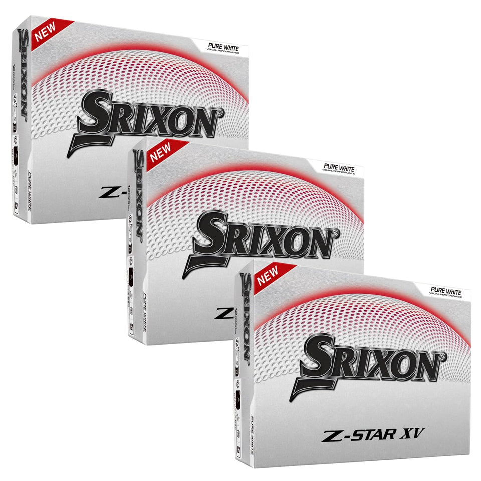 Srixon Z-Star XV 9 white 36-pack close-up urethane cover for greenside spin