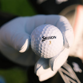 Srixon Z-Star Diamond 3 soft-feel urethane cover in hand