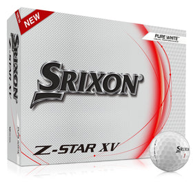Srixon Z-Star XV golf balls on tee for long, accurate drives