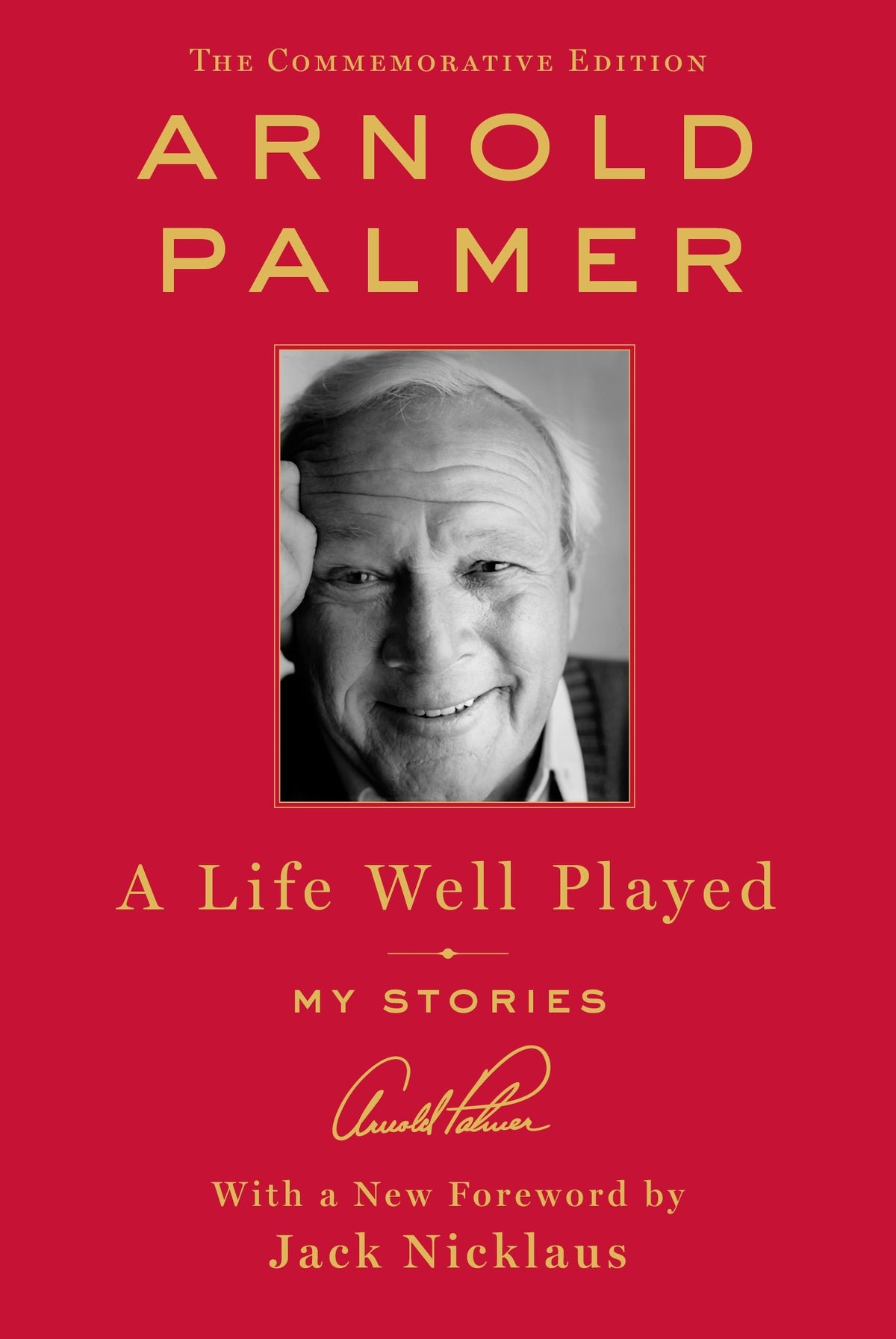 St. Martin's Press A Life Well Played cover - ideal gift for golf fans seeking Arnold Palmer's stories