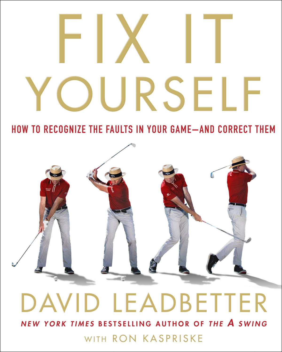 St. Martin's Press Fix It Yourself book cover, highlighting practical golf fault solutions.