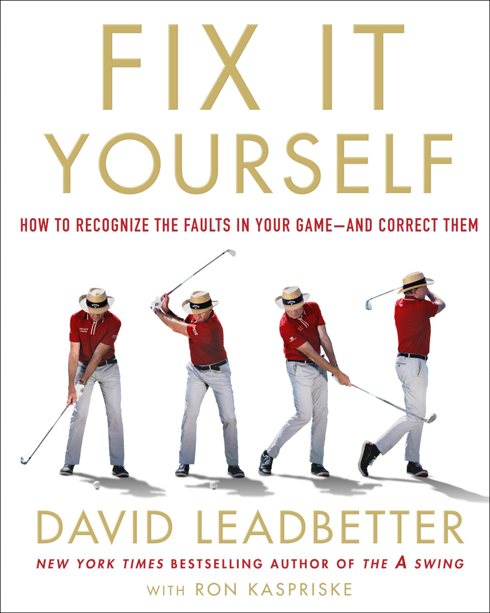 St. Martin's Press Fix It Yourself book cover, highlighting practical golf fault solutions.