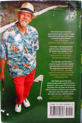 St. Martin's Press edition depicting the golfer's journey from Pebble Beach to Scotland, inspiring travel and practice.