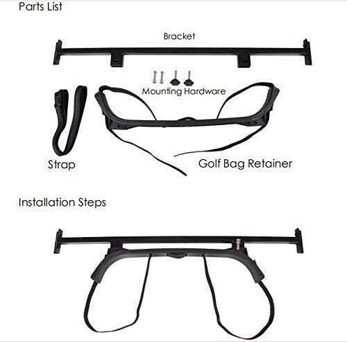sth us rear-seat bracket on armrest stabilizes bags during cart travel