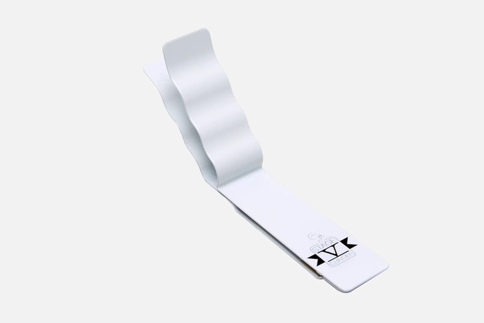 Stage V Clinger magnetic clip on golf cart keeps essentials secure during rides.