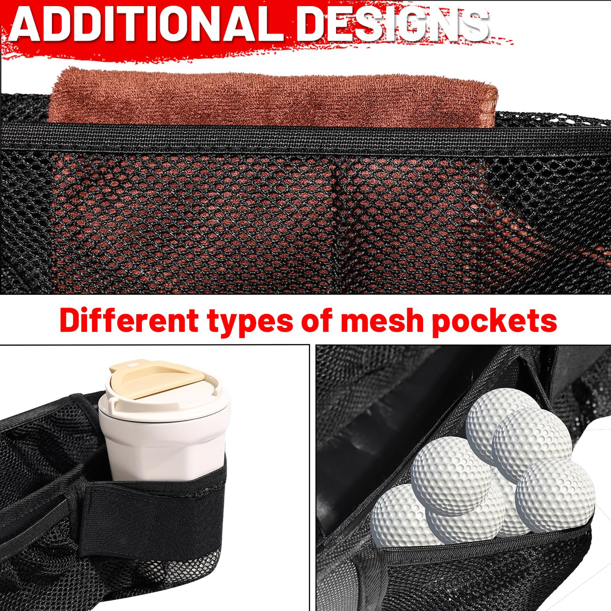 StarknightMT universal-fit organizer for EZGO, Club Car, and more