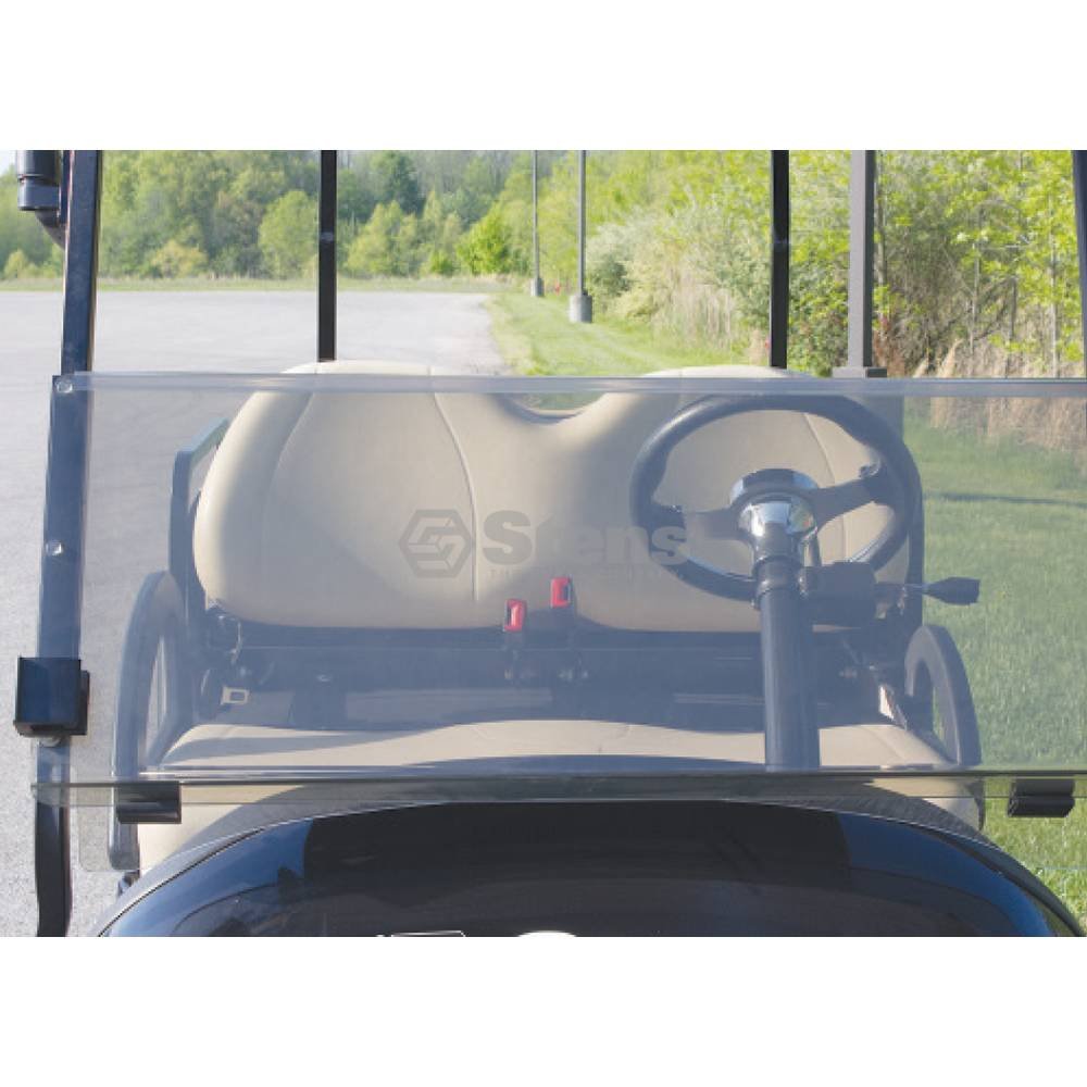 Stens 851-000 clear windshield for Club Car Precedent with durable acrylic clarity.