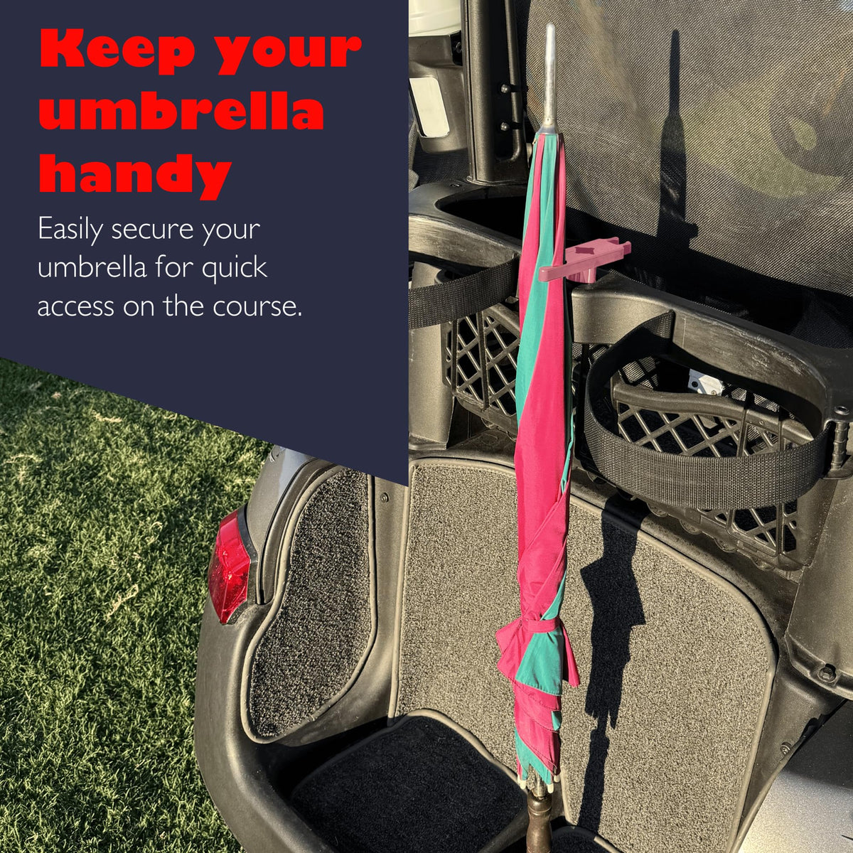 StixClip training aid holder keeps sticks organized and reachable