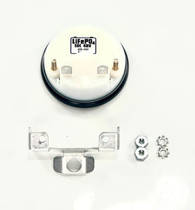Stone River Golf Cart Meter mounted in a standard 52 mm dash hole for many carts.