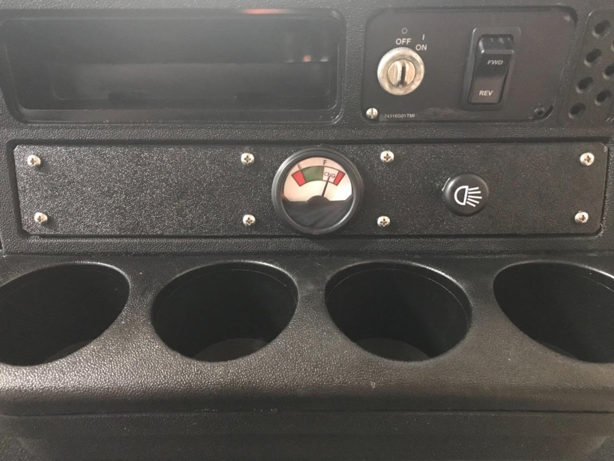Stone River Golf Cart Meter mounting hardware and clamps for secure installation.