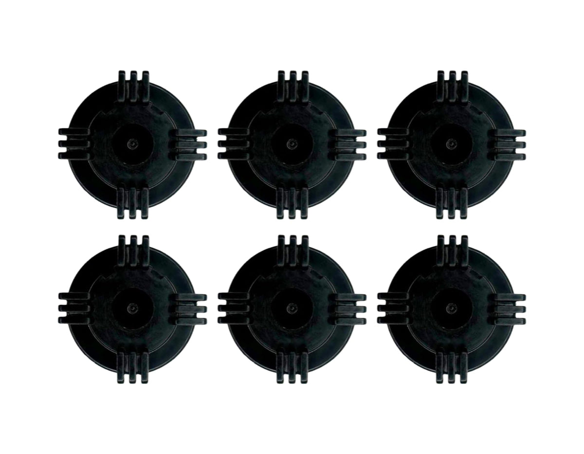 Stone River Golf Cart Vent Cap bayonet black provides secure venting and leak prevention.