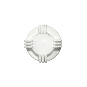 Stone River vent cap closeup, bayonet latch, white finish for secure fit