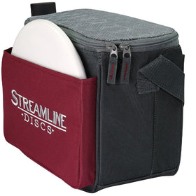Streamline Discs Cell bag putter pocket secures a second disc during play