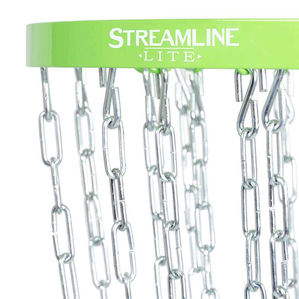 Streamline Discs Lite Basket lime pdga-height confirms regulation-compliant practice on any course.