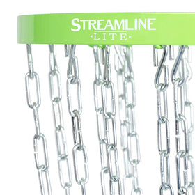 Streamline Discs Lite Basket lime pdga-height confirms regulation-compliant practice on any course.