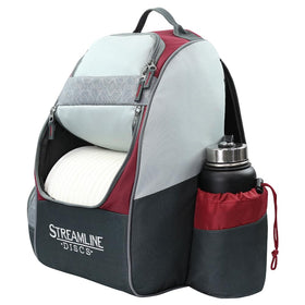 Upper compartment filled with extra discs illustrating expanded capacity on the go.