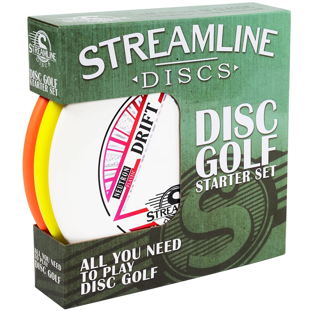 Streamline Discs Starter Set box with three premium discs for beginners and gifts