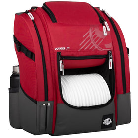 Streamline Discs Voyager Lite backpack side view emphasizes balanced load for stability