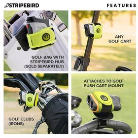 Stripebird 2.0 ultra-strong magnets ensure secure hold during fast-paced rounds.