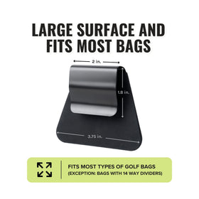 Stripebird golf hub stealth black demonstrates durable material quality.