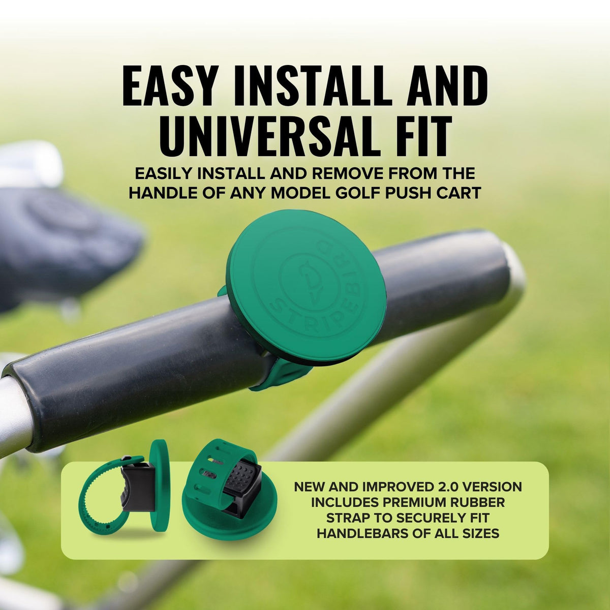Stripebird universal fit works with most golf push carts