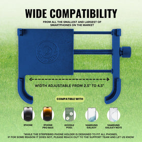 Stripebird magnets attach to irons and hub for versatile use beyond the cart