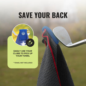 Stripebird clip fits microfiber, cotton, polyester, and nylon towels for versatility.