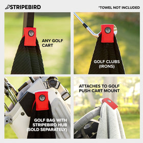 Stripebird universal towel clip fits microfiber, cotton, polyester, and nylon towels