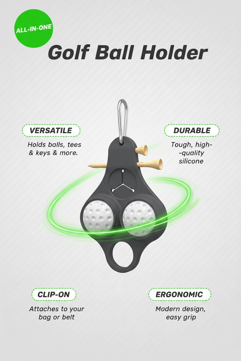 Stroke & Distance clip-on golf caddie on bag demonstrates instant access