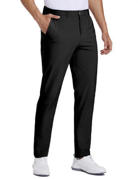 Strweitt golf pants with quick-dry fabric for all-day comfort.
