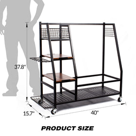 Sttoraboks soft-edge design protects bags from scratches during handling.