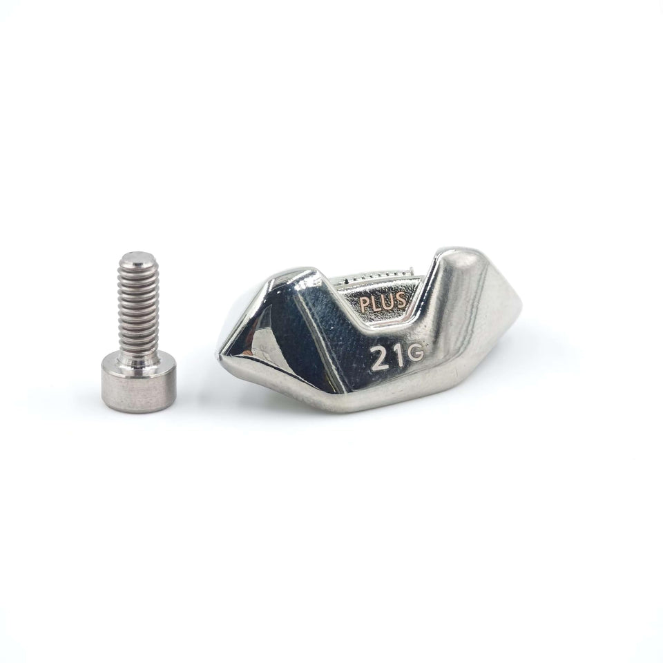Studio Crafted back weight 7g for Stealth 2 Plus enhances balance and control.