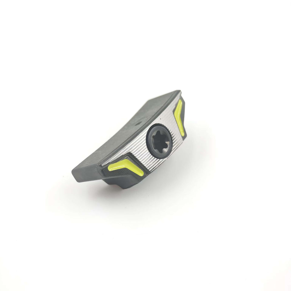 STUDIO CRAFTED golf sole weight shown with Ping G430 LST head for customizable feel