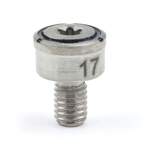 STUDIO CRAFTED weight screw compatible with Callaway Rogue Draw for customizable weight.