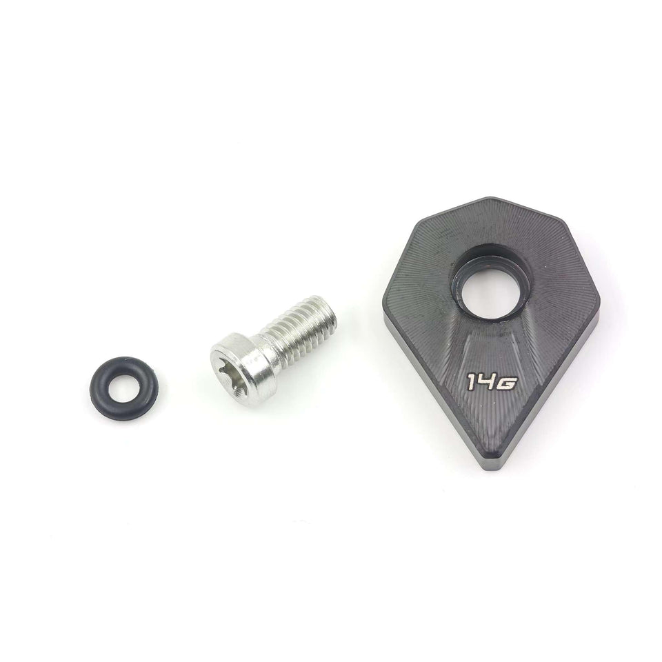 STUDIO CRAFTED golf weight screw for Cobra King F9, unboxed and ready for installation