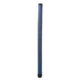 Studio Crafted Long Design Black Golf Putter Grip top view highlights premium PU leather.