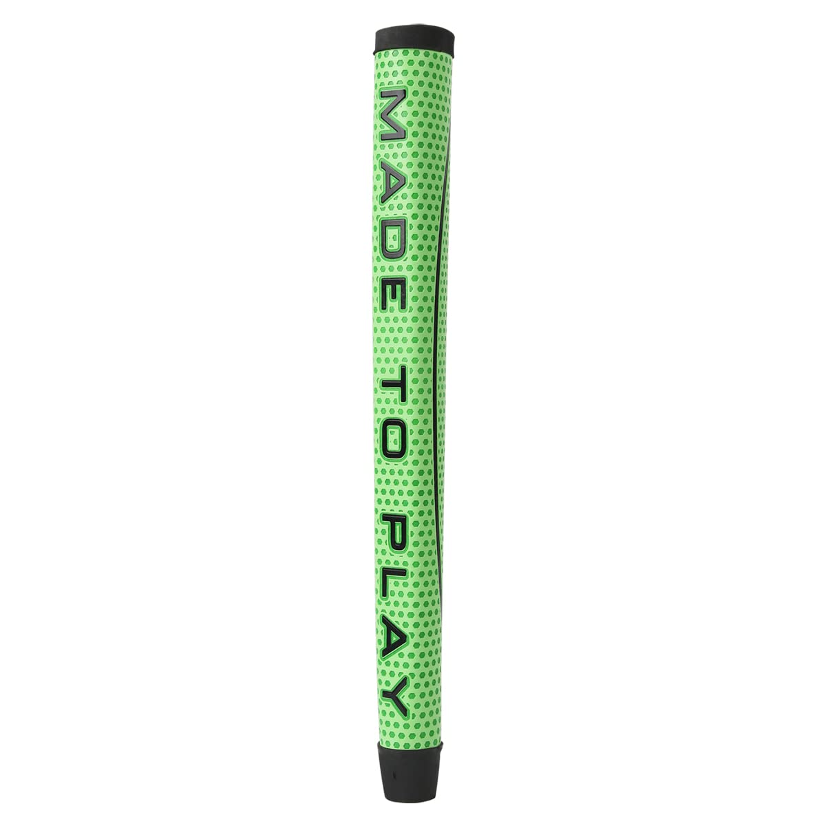 Studio Crafted Matador midsize green grip close-up for stable putter control.