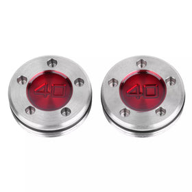 Close-up of stainless steel and tungsten weights used by Studio Crafted.