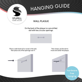 Foil edge finish adds crisp detail to the May Course plaque.