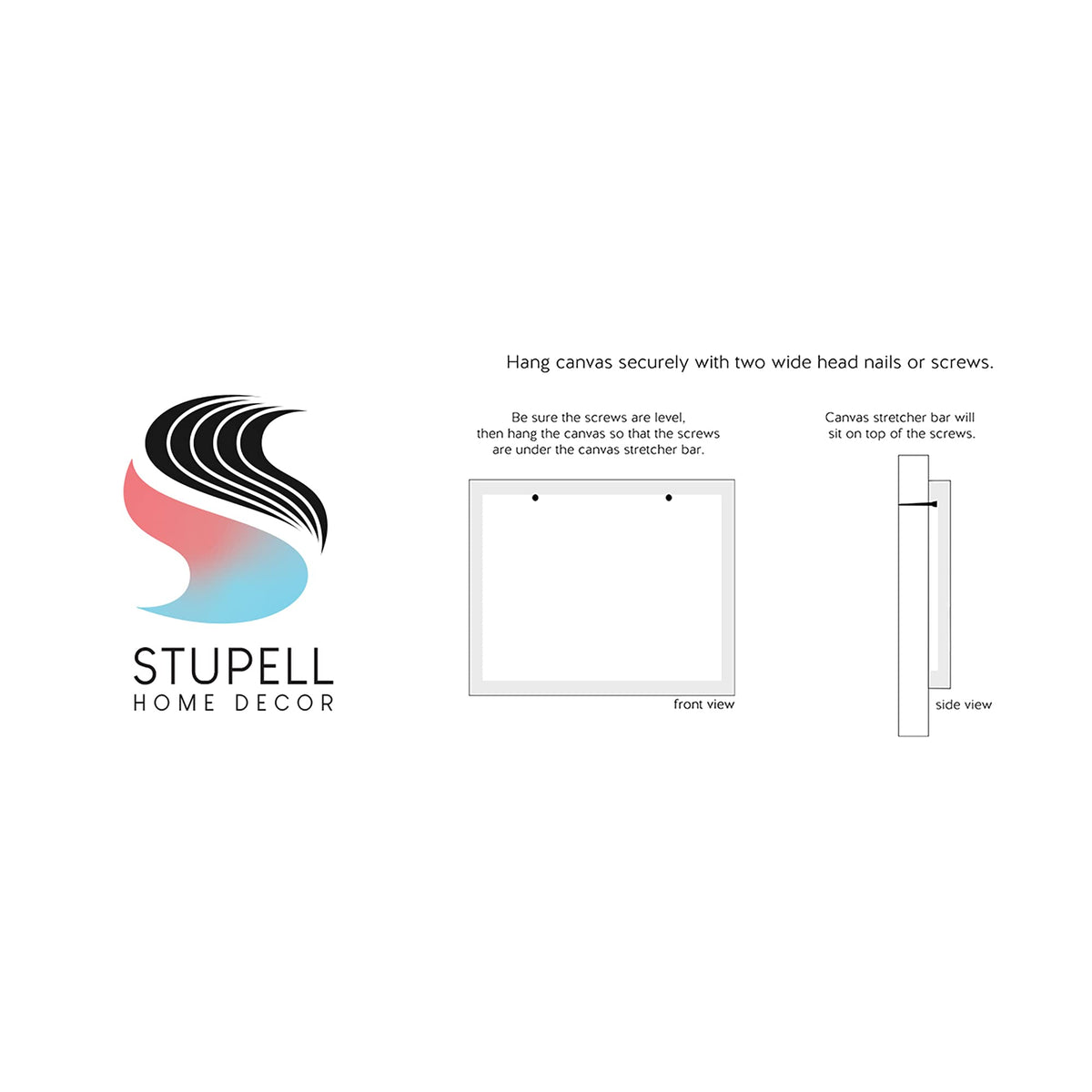 Stupell May Course Be With You USA-made canvas with premium inks on a sturdy frame.