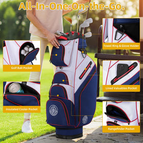 Sturdum cooler pocket and velour valued pocket keep essentials secure and reachable