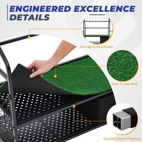 Sturdum soft turf contact helps prevent scuffs during handling